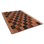 Die Hauskunst Teppich "Tulon" Gr. 34, orange (terrakotta), B:120cm H:4mm L:200cm, Baumwolle, Jute, Teppiche, Teppich, Flachgewebe, handgewebt, mit Fransen