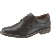 Rieker Herren Halbschuhe Schnürschuhe Schwarz SynthetikGröße:40