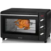 Bomann Multi-Backofen MBG 6023 CB schwarz, 30 L, Drehspieß