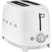 Smeg Toaster "TSF01WHMEU", weiß, B:33cm H:20cm T:30cm, Toaster, Toaster