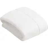 Vossen Badetuch "Pure", weiß, B:100cm L:150cm, Frottier, Obermaterial: 100% Baumwolle, Handtücher, Badetuch, Baumwolle & VEGAN, mit eleganter Veloursbordüre