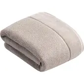 Vossen Badetuch "Pure", grau (urban grau), B:100cm L:150cm, Frottier, Obermaterial: 100% Baumwolle, Handtücher, Badetuch, Baumwolle & VEGAN, mit eleganter Veloursbordüre