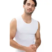 Mey Muscleshirt "Casual Cotton (K)" Elastische Hals und Armabschlüsse