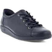 Ecco Soft 2.0 Veterschoenen Laag - Blauw - Maat 38