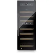 Caso WineExclusive 38 Smart, Weinkühler mit Kompressor, Freistehend, 38 Flasche(n), 70 W, G, Schwarz