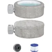 Bestway LAY-Z-SPA ECO-Whirlpool Zurich AirJet Ø 180 x 66 cm, rund
