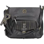 Rieker Damen Schultertasche/ Umhängetasche Schwarz KunstlederS