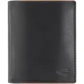 Camel active Herrenbörse Brieftasche Ledergeldbörse hochformat schwarz black cruise