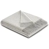 Biederlack Plaid "Vivo", silber, B:130cm L:170cm, Kaschmir, Schurwolle, Wohndecken, Plaid, mit hohem Kaschmiranteil