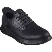 SKECHERS für Herren. 205046 Garza Gervin Slip-ins Lederpantoffeln Gervin schwarz (42), Wohnung, Schnürsenkel, Lässig