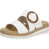 Remonte Pantolette, Keilabsatz, Sommerschuh, Schlappen mit Zierschnalle