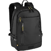 Camel active Explore Rucksack M aus recyceltem Nylon Schwarz