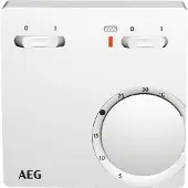 AEG Raumthermostat "RT 602 SN SZ" Temperatur-Regler, 2-Punkt, Aufputz