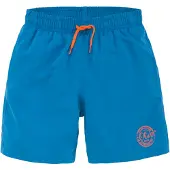 s.Oliver Badeshorts , Kinder, Gr. 146/152, N-Gr, blau, Polyester, Badehosen Badeshorts, mit seitlichem Logodruck