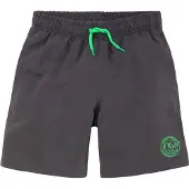 s.Oliver Badeshorts , Kinder, Gr. 110/116, N-Gr, grau, Polyester, Badehosen Badeshorts, mit seitlichem Logodruck