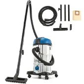 Scheppach Nass- & Trockensauger NTS30V2 | 1200 W | 200 mbar | 5 m Aktionsradius | 30 L | inkl. Zubehör