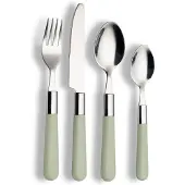 Echtwerk Bistro Besteck-Set 16TLG Essbesteck, Farbe:Grün