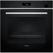 Siemens Backofen "HR532GBS3", Energieeffizienz: A+, grau (edelstahl), B:59,4cm H:59,5cm T:54,8cm, Backöfen, Gleichmäßige Heißluft auf 3 Ebenen & gesund snacken mit airFry, Backofen