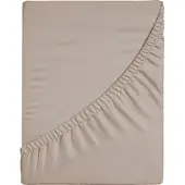Casatex Spannbettlaken "Jersey-Elasthan", braun (espresso), 1 Stk., Jersey, 90-100x200-220 30cm, Jersey, Obermaterial: 96% Baumwolle, 4% Elasthan, Bettlaken, Spannbettlaken, mit Elasthan