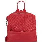 Samantha Look Cityrucksack echt Leder, Made in Italy