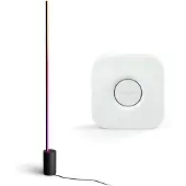 Philips Hue Set: Gradient Signe Stehleuchte Schwarz + Bridge