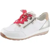 Ara Sneaker "OSAKA", Damen, Gr. 8 (42), Textil, gold (weiß, goldfarben, camelfarben), Glattleder, Ziegenveloursleder, Schuhe Sneaker, Freizeitschuh, Halbschuh, Schnürschuh
