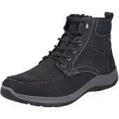 Rieker Winterboots , Herren, Gr. 40, Warmfutter, schwarz, Leder, Lederimitat, Schuhe Winterboots, Outdoorschuh, Schnürboots, Stiefelette mit riekerTEX-Membran
