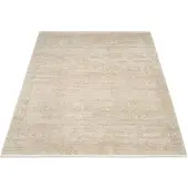 Oci Die Teppichmarke Teppich "COLOUR TADI", beige, B:200cm H:8mm L:290cm, Polyacryl, Viskose, Teppiche, Teppich, Glanz Viskose, mit Fransen, Hoch Tief Struktur, Vintage, Wohnzimmer