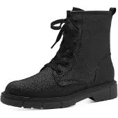 Marco Tozzi Damenschuhe Stiefeletten Schnürer Schwarz Freizeit