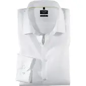 Olymp Businesshemd "No. Six super slim", Herren, Gr. 36, N-Gr, weiß, Obermaterial: 97% Baumwolle, 3% Elastolefin, Hemden Businesshemd