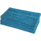 Dyckhoff Gästehandtuch "Planet", blau (petrol), B:30cm L:50cm, Walkfrottier, Obermaterial: 100% Baumwolle, Handtücher, Gästehandtuch