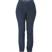Kjbrand Stretch-Hose "Betty", Damen, Gr. 44, N-Gr, blau (denim stone), Denim/Jeans, Obermaterial: 78% Baumwolle, 18% Polyester, 4% Elasthan, gerade lang, Hosen Stretch-Hose, super Stretch