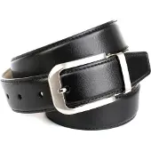 Anthoni Crown Ledergürtel , Herren, Gr. 100, schwarz, Leder, unifarben, Gürtel Ledergürtel, in Hirschprägung