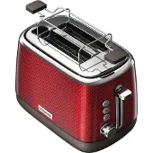 Kenwood TCM811.BK/RD/WH/BL Toaster, Kunststoffgehäuse, Stoppfunktion, Auftaufunktion, Brötchenrost, Cool Wall