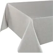 Delindo Lifestyle Tischdecke "WIEN" Gr. 1, grau, B:160cm L:130cm, Polyester, Tischdecken, Tischdecke, Fleckabweisend, pflegeleicht, 180 g/m2