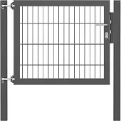 GAH Alberts Zauneinzeltür ALBERTS "Flexo Plus", grau (anthrazit), B:100cm H:80cm, Stahl, Tore, Zauneinzeltür, verschiedene Abmessungen