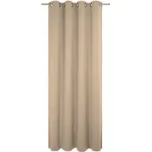 Wirth Vorhang "Wiessee", beige (natur), B:150cm H:365cm, Baumwolle, Leinen, Modal, Gardinen, Vorhang, nach Maß