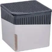 Wenko Stromfreier Raumentfeuchter Cube Grau 16,5 x 15,7 x 16,5 cm