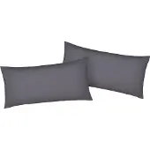Bellana Kissenbezug "Mako-Jersey-Exclusiv", grau, B:80cm L:40cm, Baumwolle, Obermaterial: 100% Baumwolle, Kissenbezüge, Kissenbezug, aus reiner Baumwolle