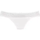 LASCANA String "Luciana", Damen, Gr. 44/46, beige (creme), Spitze, Obermaterial: 87% Polyamid, 13% Elasthan, körpernah, Unterhosen String, mit feiner Spitze
