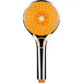 ADOB Handbrause "Maestral III", orange (chromfarben, orange), B:25cm T:2,8cm, Duschköpfe, Handbrause, mit 3 Funktionen