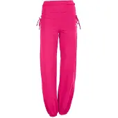 Winshape Sporthose "WH1", Damen, Gr. M, Normalgrößen, pink, 90% Baumwolle, 10% Elasthan, Hosen Sporthose, mit seitlicher Raffung