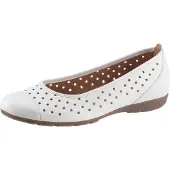 Gabor Ballerina Slipper, Freizeitschuh, Halbschuh mit luftigem Lochmuster