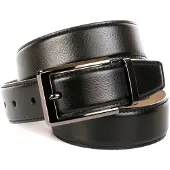Anthoni Crown Ledergürtel , Herren, Gr. 100, schwarz, Leder, unifarben, Gürtel Ledergürtel, in Hirschprägung