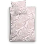 Kleine wolke Bettwäsche Satin, Macra Pastellrose, 1-135x200 /1-80x 80