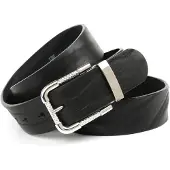 Anthoni Crown Ledergürtel , Damen, Gr. 110, schwarz, Leder, unifarben, Gürtel Ledergürtel, Vollledergürtel in schwarz