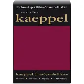 Kaeppel Spannbettlaken "Spannbettlaken Biber", rot (bordeaux), L:200cm, Biber, Obermaterial: 100% Baumwolle, Bettlaken, Spannbettlaken, 100% Baumwolle, kuschelig weich ideal für Winter