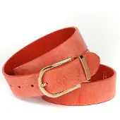 Anthoni Crown Ledergürtel , Damen, Gr. 110, pink, Leder, unifarben, Gürtel Ledergürtel, Pflanzlich gegerbter Vollrindledergürtel