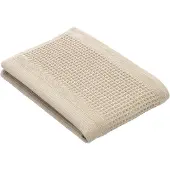 Vossen Badetuch "Senses", braun (tibet), B:67cm L:140cm, Waffelpiqué, Baumwolle, Handtücher, Badetuch, leichte Waffelstruktur