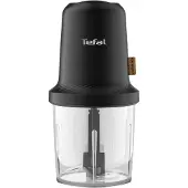 Tefal Eco Respect Intention Zerkleinerer MQ80E8, 0,5 l, Schwarz, Kunststoff, Edelstahl, 500 W, 145 mm